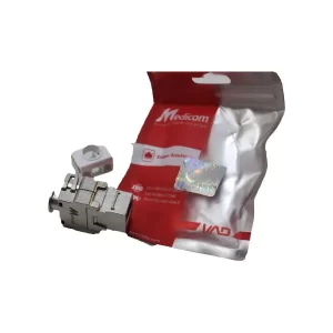 کیستون Medicom Cat6 SFTP Toolless کیستون در ساده ترین تعریف ابزاری برای برقراری ارتباط بین تجهیزات شبکه های اینترنت و اینترانت با سیستم کاربر می باشد که به دو سر کابل شبکه متصل می گردد.