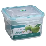 تاپلاک چهار گوش سری 524 مناسب برای نگهداری در یخچال و فریزر قابل استفاده در ماکروویو افزایش ماندگاری مواد غذایی قابل شستشو در ماشین ظرف شویی شفاف مثل شیشه سبکتر از شیشه مقاوم در برابر شکستن