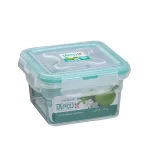 تاپلاک چهار گوش سری 524 مناسب برای نگهداری در یخچال و فریزر قابل استفاده در ماکروویو افزایش ماندگاری مواد غذایی قابل شستشو در ماشین ظرف شویی شفاف مثل شیشه سبکتر از شیشه مقاوم در برابر شکستن