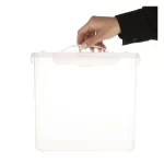 تاپلاک مستطیلی کد 509 مناسب برای نگهداری در یخچال و فریزر قابل استفاده در ماکروویو افزایش ماندگاری مواد غذایی قابل شستشو در ماشین ظرف شویی شفاف مثل شیشه سبکتر از شیشه مقاوم در برابر شکستن